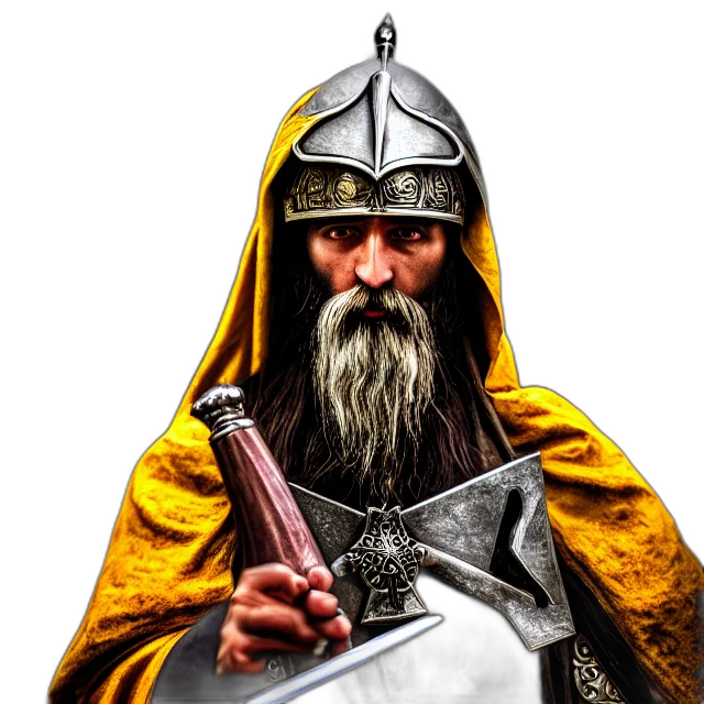 sword, staff, weapon, fantasy art transparent PNG cut-out