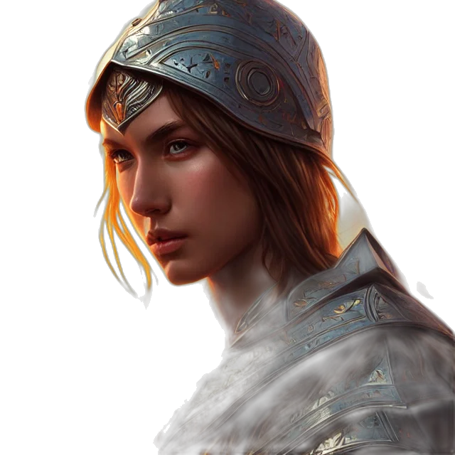 face, crown, sword, dragon transparent PNG cut-out