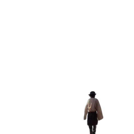 hat, jacket, umbrella, staff transparent PNG cut-out