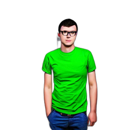 staff, face, jacket, robot transparent PNG cut-out