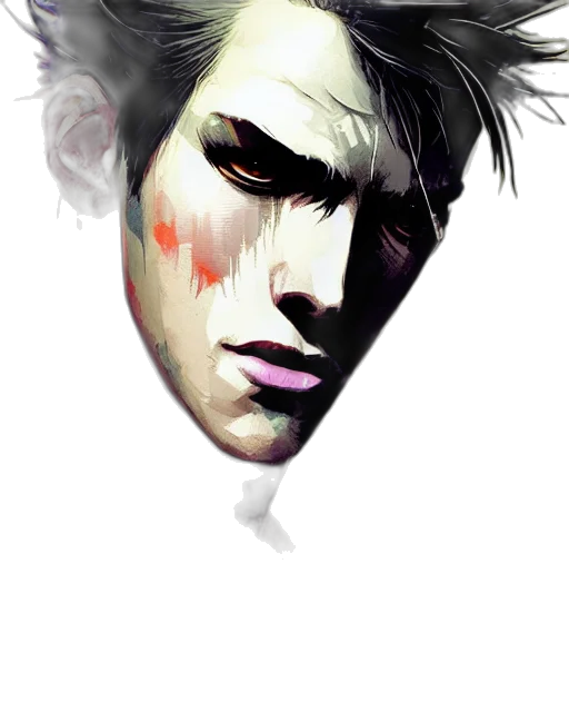 face, mask, photorealistic, concept art transparent PNG cut-out