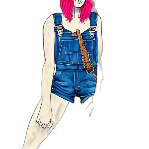 dress, jacket, cartoon, concept art transparent PNG cut-out