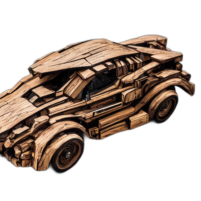 car, weapon, concept art, 3d render transparent PNG cut-out