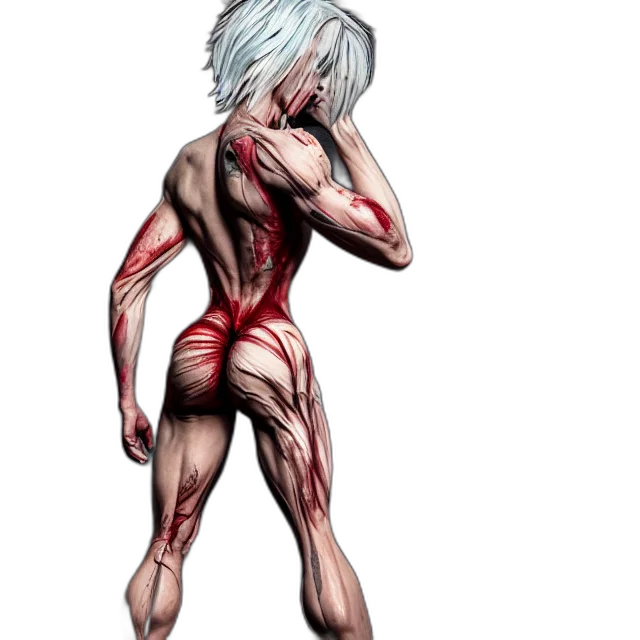 concept art, comic book art, cyberpunk, photorealistic transparent PNG cut-out