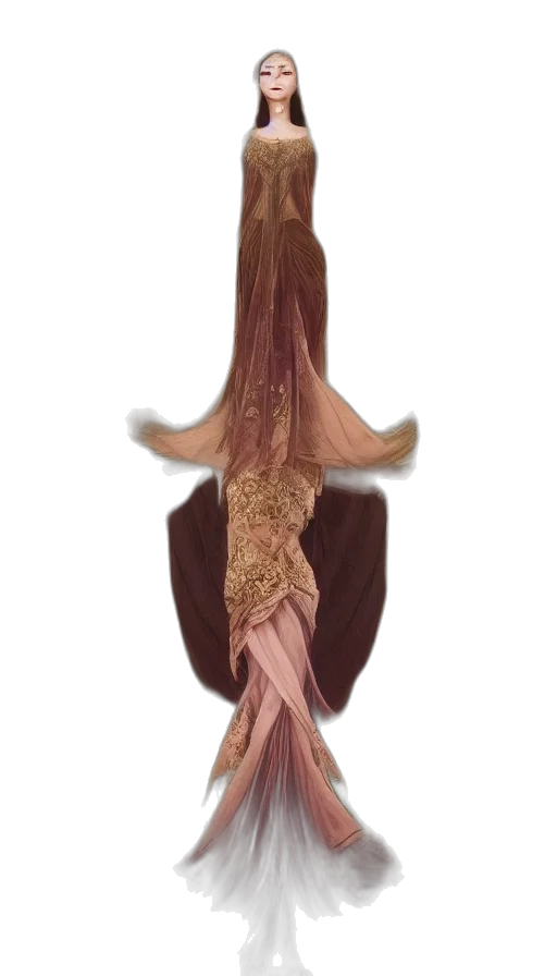 hair, crown, hat, staff transparent PNG cut-out