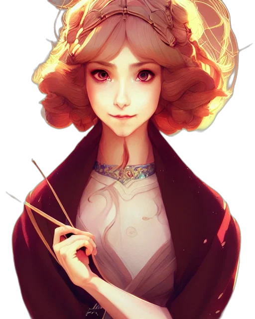 staff, crown, face, dress transparent PNG cut-out