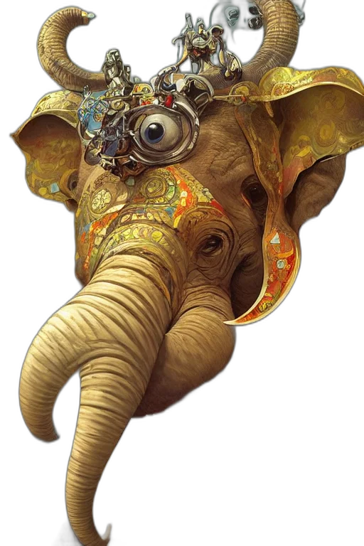 mask, animal, creature, staff transparent PNG cut-out