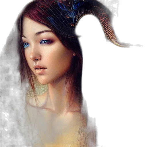 dragon, face, creature, crown transparent PNG cut-out