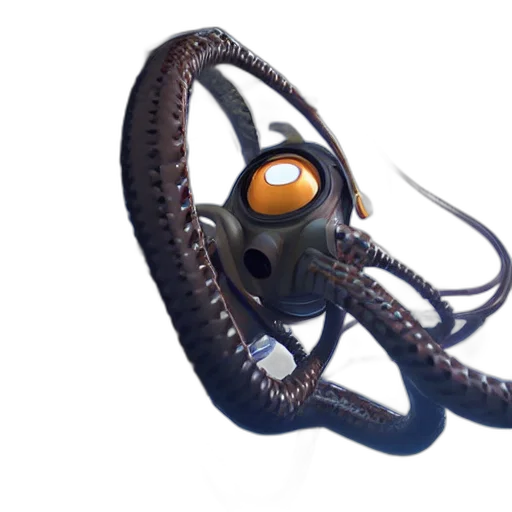 creature, mask, staff, weapon transparent PNG cut-out