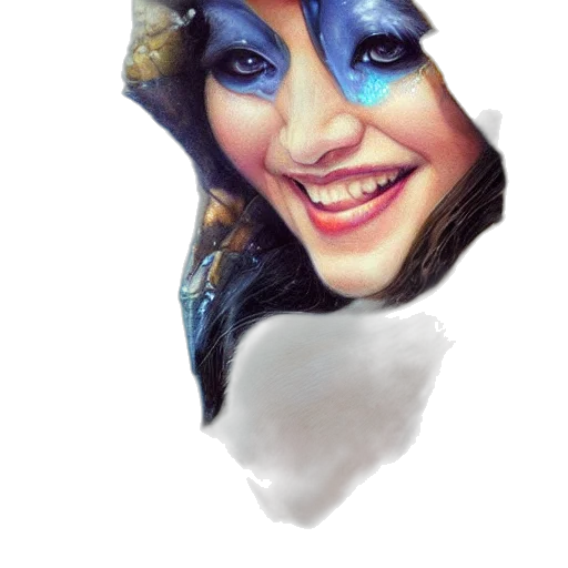 face, hat, mask, creature transparent PNG cut-out