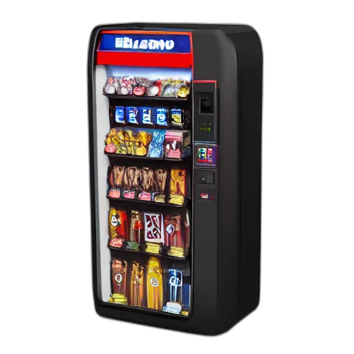 berlusconi, shaped, vending, machine transparent PNG cut-out