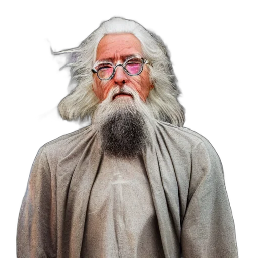 staff, hair, creature, face transparent PNG cut-out