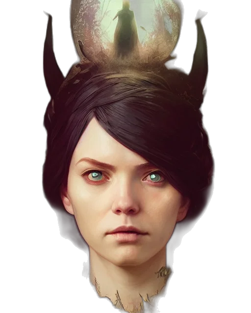 face, mask, crown, dragon transparent PNG cut-out