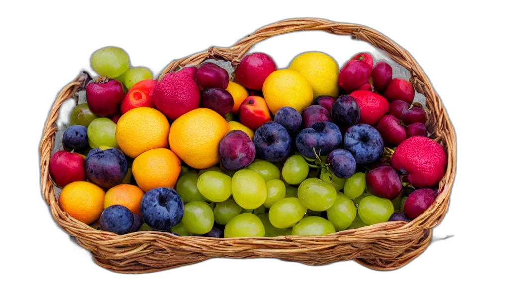food, photorealistic, colorful, neon transparent PNG cut-out