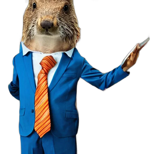 animal, staff, hat, creature transparent PNG cut-out