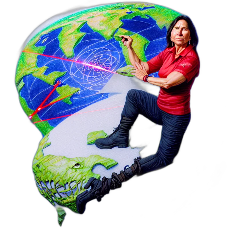 umbrella, staff, outer space, epic transparent PNG cut-out