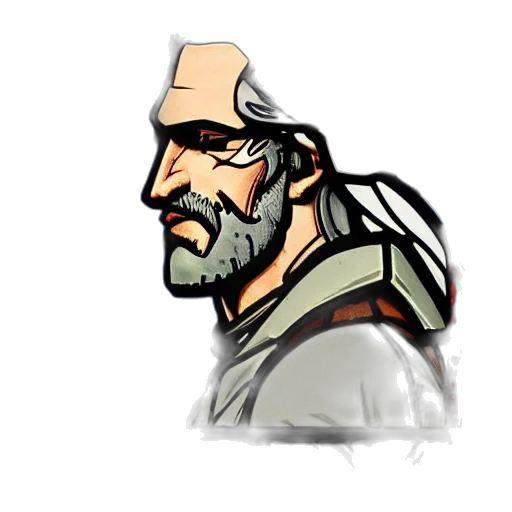 hat, face, staff, weapon transparent PNG cut-out