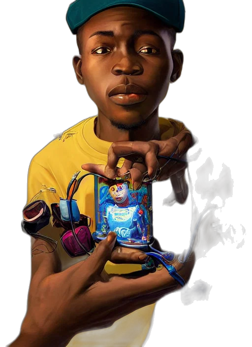 robot, bottle, face, weapon transparent PNG cut-out