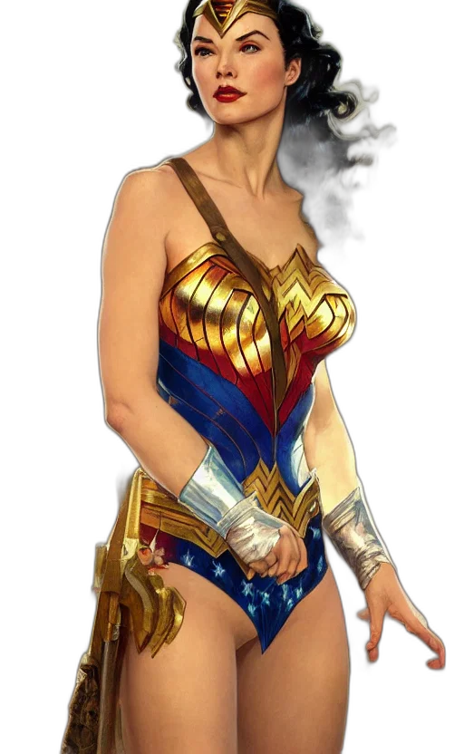 dress, jewelry, comic book art, fantasy art transparent PNG cut-out