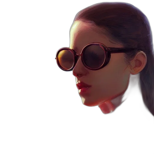 face, mask, photorealistic, 3d render transparent PNG cut-out