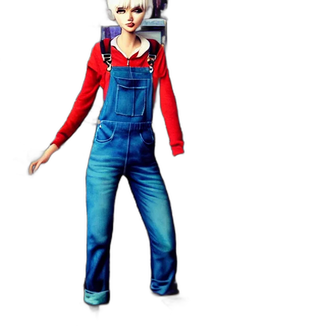jacket, 3d render, concept art, pixel art transparent PNG cut-out