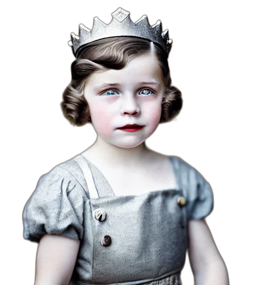 crown, dress, face, jewelry transparent PNG cut-out