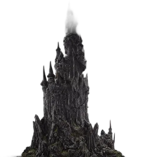 crown, tree, building, sword transparent PNG cut-out