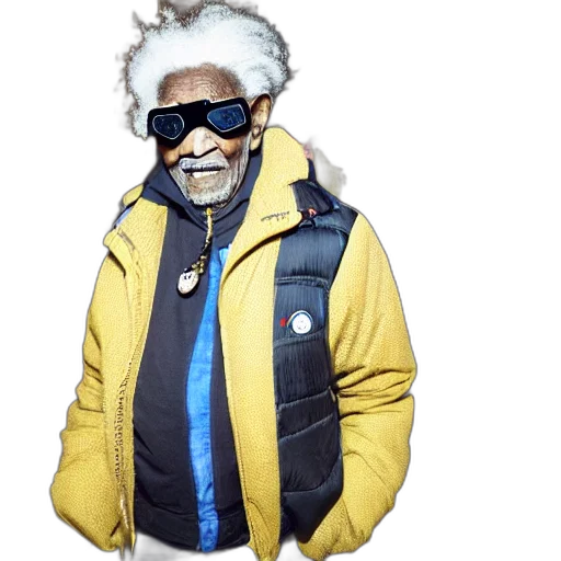 jacket, face, animal, creature transparent PNG cut-out