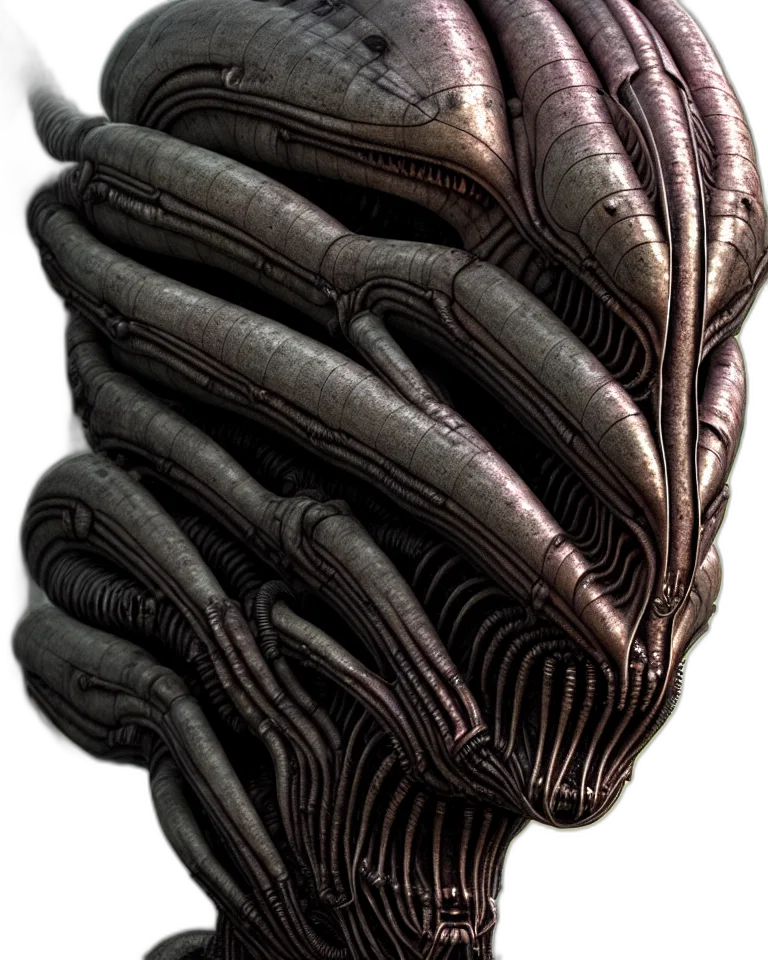 creature, mask, hair, face transparent PNG cut-out