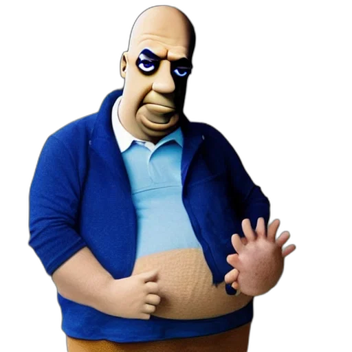 jacket, mask, creature, staff transparent PNG cut-out