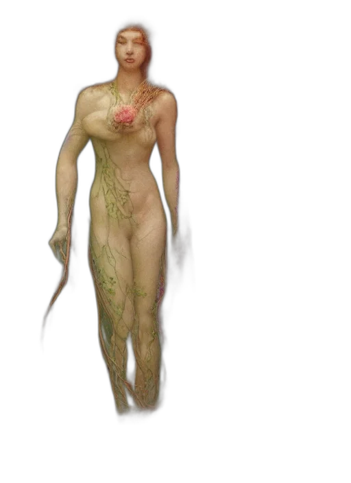 dress, creature, staff, animal transparent PNG cut-out