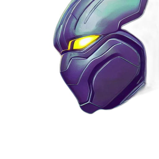 robot, mask, face, concept art transparent PNG cut-out