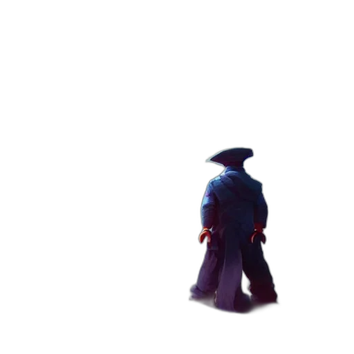 hat, robot, staff, jacket transparent PNG cut-out