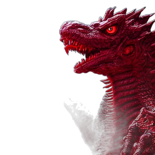 dragon, creature, 3d render, concept art transparent PNG cut-out