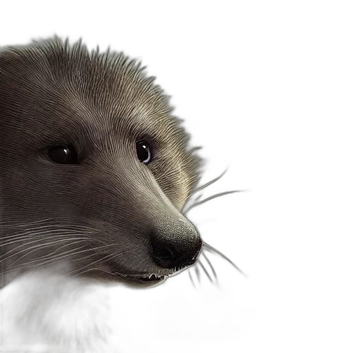 animal, creature, face, hair transparent PNG cut-out