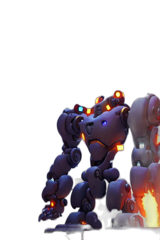 robot, weapon, dragon, concept art transparent PNG cut-out