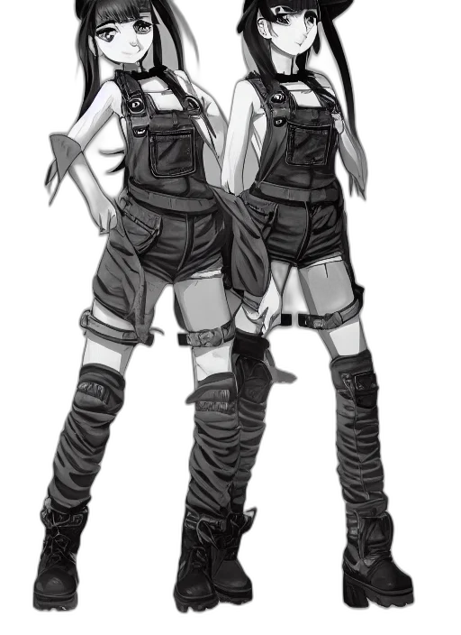 jacket, weapon, concept art, cyberpunk transparent PNG cut-out