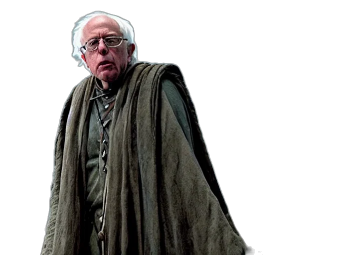 film, still, bernie, sanders transparent PNG cut-out