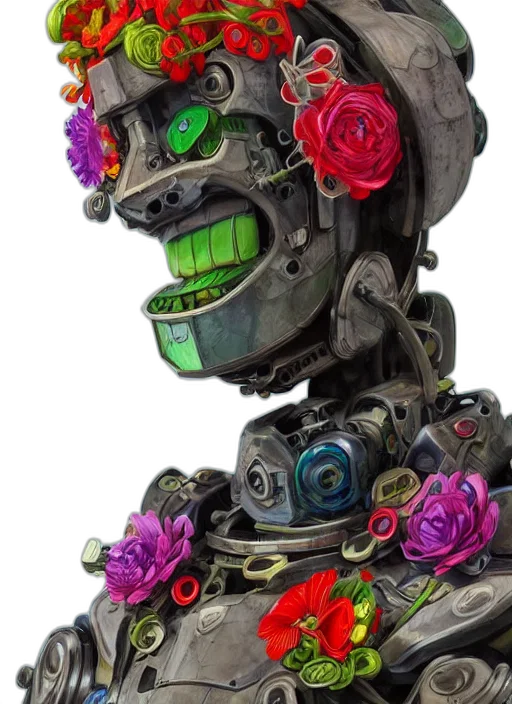 robot, face, mask, jewelry transparent PNG cut-out
