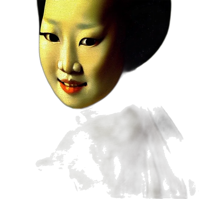face, mask, robot, creature transparent PNG cut-out