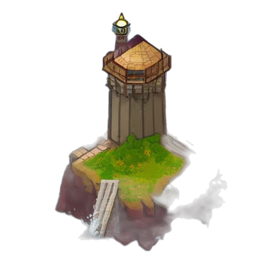 building, crown, staff, weapon transparent PNG cut-out