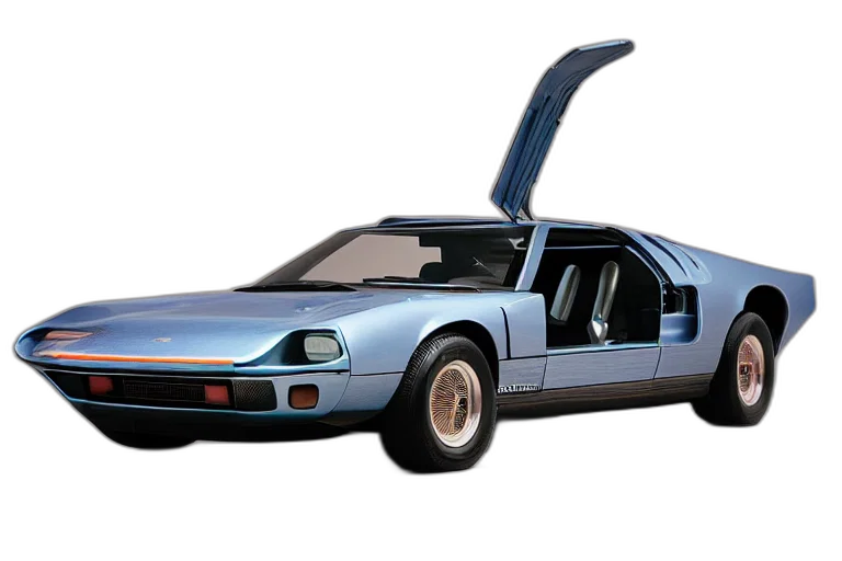 car, concept art, vaporwave, 3d render transparent PNG cut-out