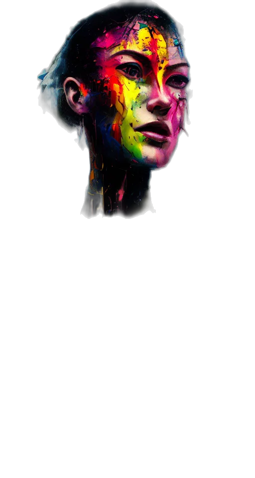 face, mask, hat, hair transparent PNG cut-out
