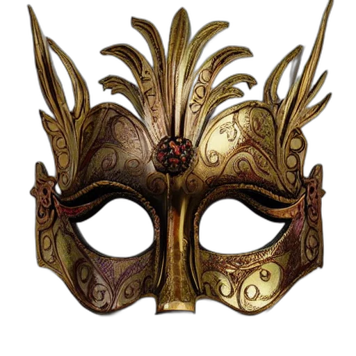 mask, crown, face, jewelry transparent PNG cut-out