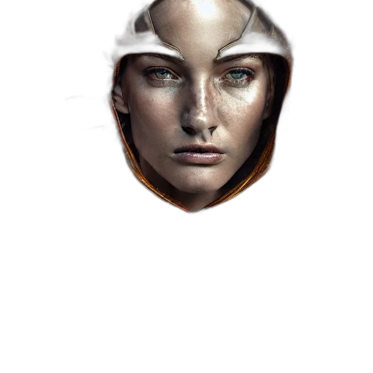 face, mask, crown, jewelry transparent PNG cut-out