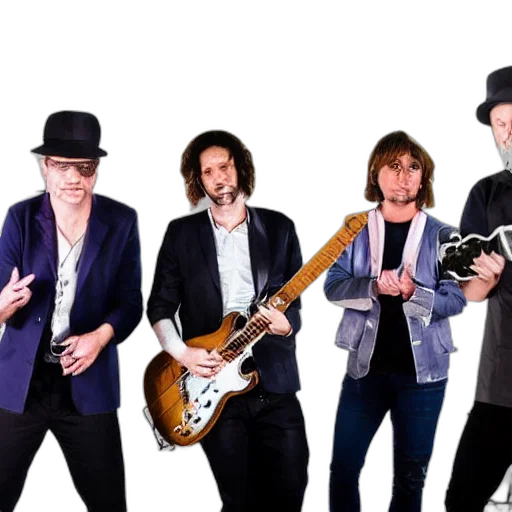 doctors, rock, band, performing transparent PNG cut-out