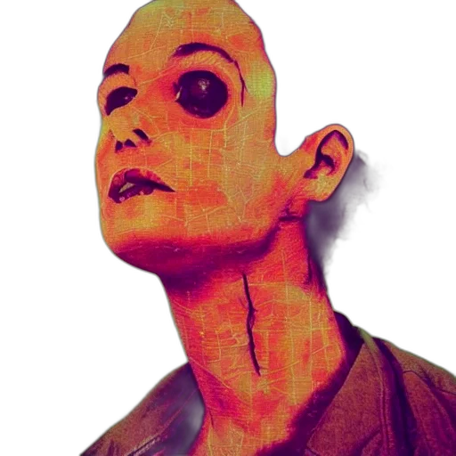 mask, robot, face, creature transparent PNG cut-out
