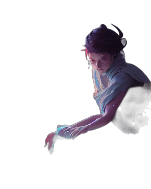 staff, dress, concept art, fantasy art transparent PNG cut-out
