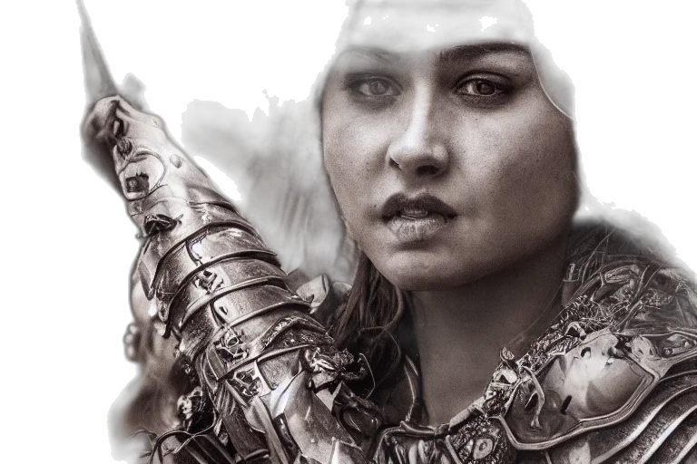 sword, dragon, face, jewelry transparent PNG cut-out