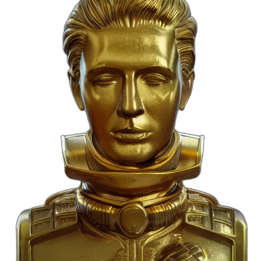 face, staff, jewelry, robot transparent PNG cut-out